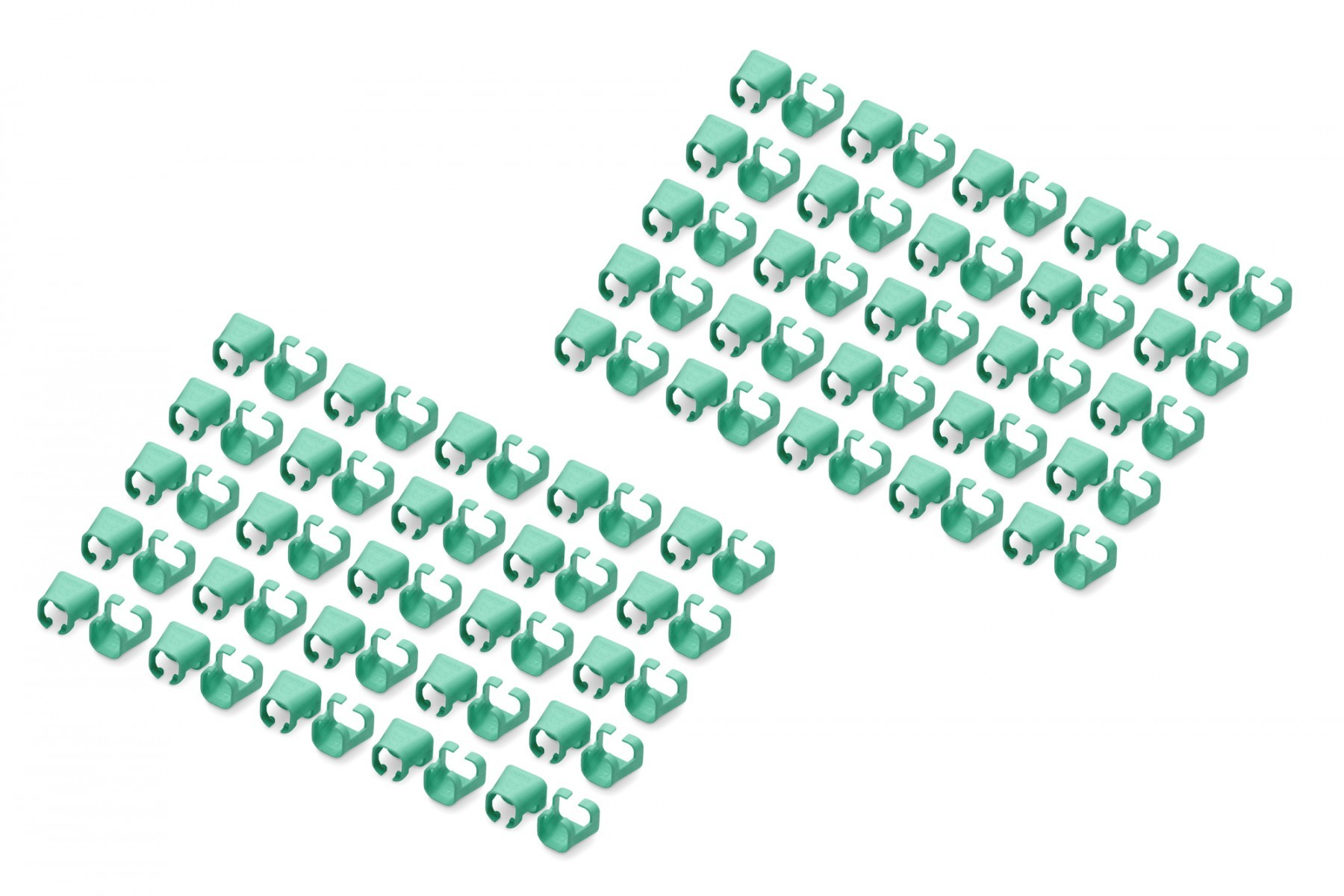 DIGITUS Farbclips voor Patchkabel RJ45 100 stuks groen