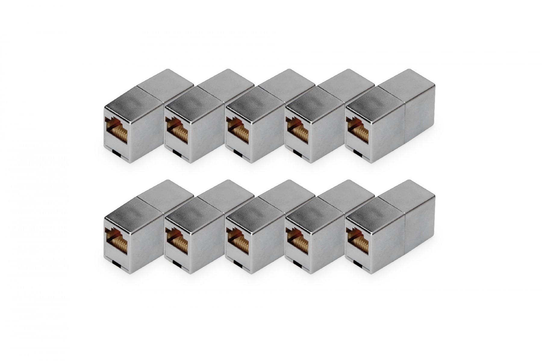 DIGITUS modulair koppeling RJ45 CAT 5e, Klasse D, 10 stuks