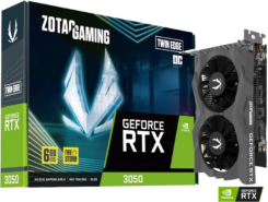 Zotac RTX 3050 Twin Edge OC              6GB GDDR6 HDMI 3xDP