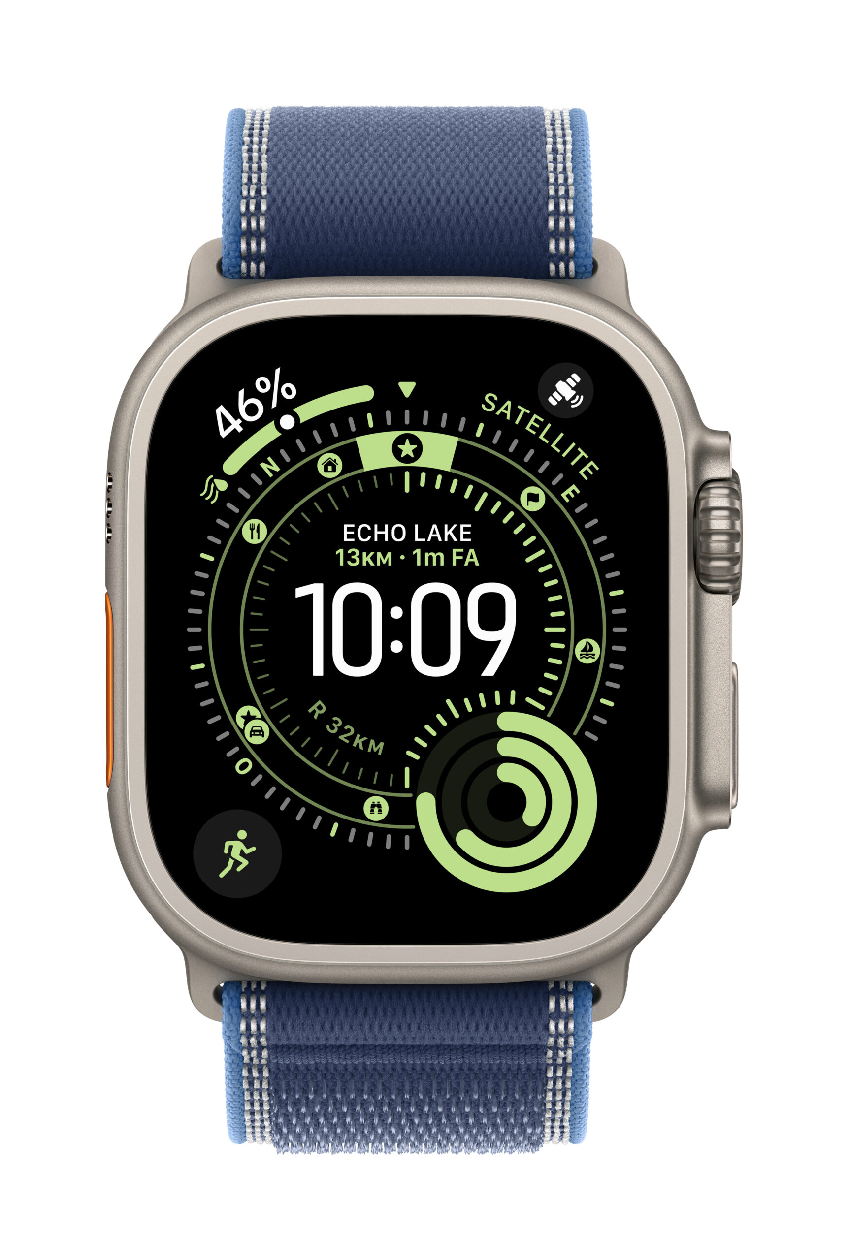 Apple Watch 49 Bl/Brt Bl N Ti Tl S/M