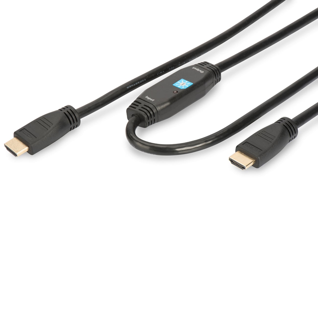 DIGITUS HDMI-Kabel 1.3b Type A -> Type A St/St 15,00m zwart plastic zak