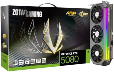 Zotac RTX 5080 AMP Extreme Infinity 16GB GDDR7 HDMI 3xDP