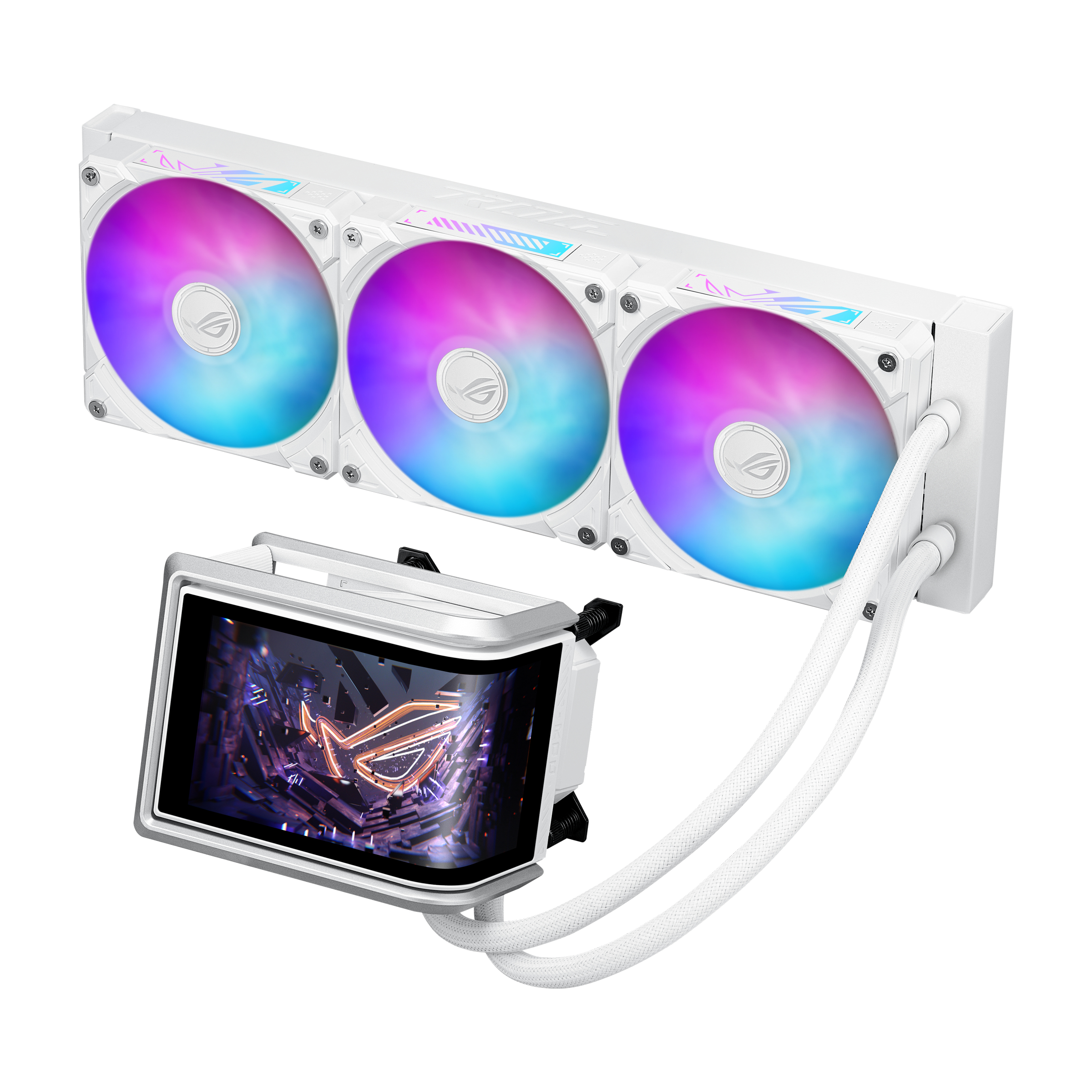 ASUS ROG RYUO IV 360 ARGB WHT Processor Alles-in-één vloeistofkoeler 12 cm Wit - Afbeelding 10