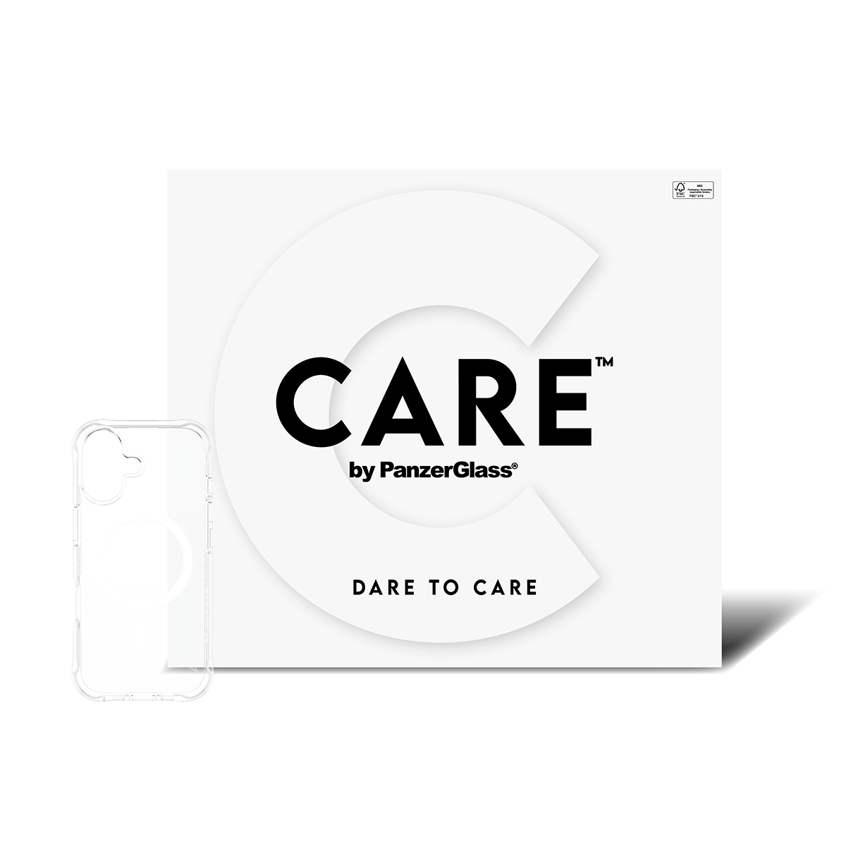 PanzerGlass CARE™ by ® Samba Case Transparent w. White MagSafe iPhone 17 | Bulk mobiele telefoon behuizingen Hoes Transparant - Afbeelding 3