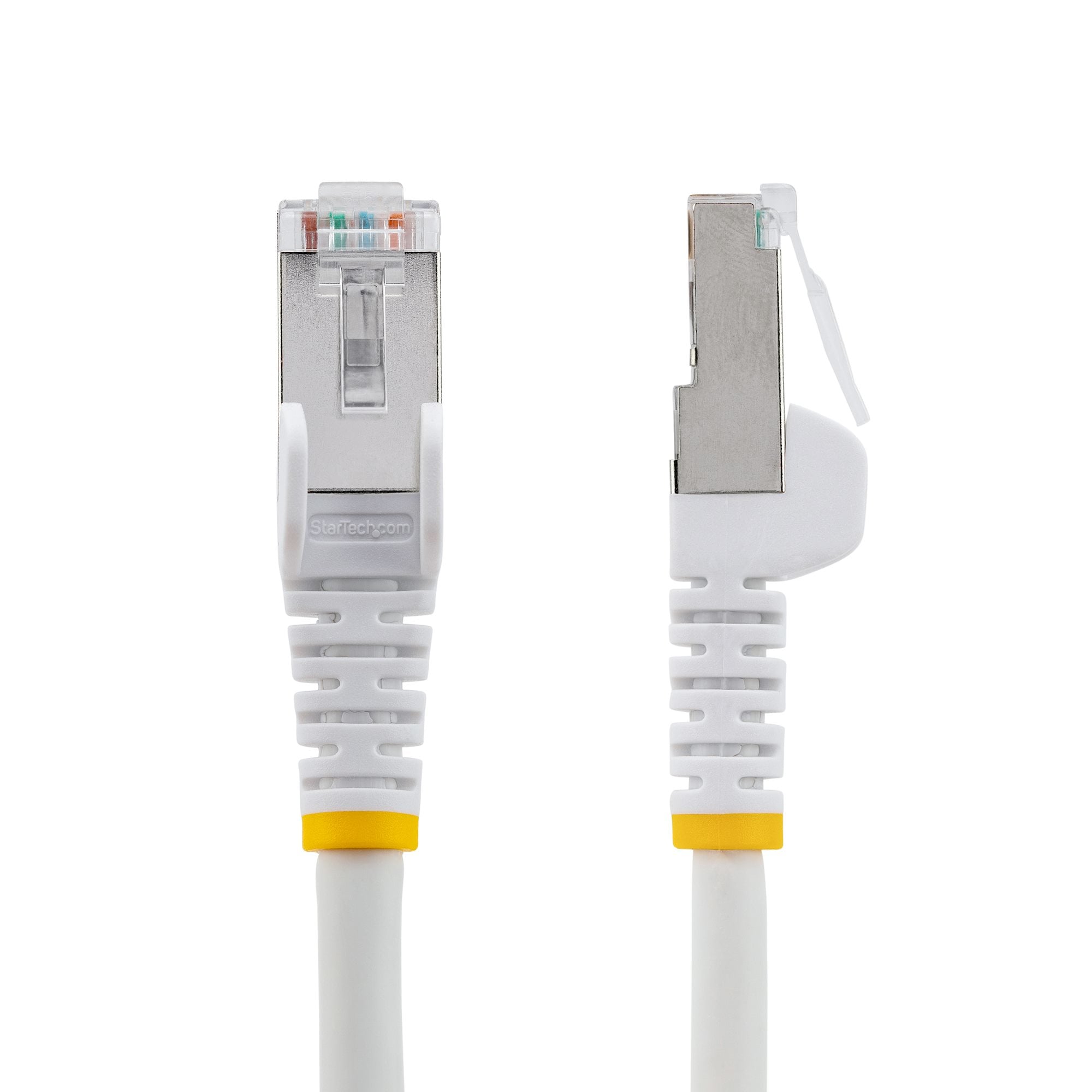 StarTech.com 2m CAT6a Ethernet Kabel, Wit, Low Smoke Zero Halogen (LSZH), 10GbE 500MHz 100W PoE++ Snagless RJ-45 S/FTP Netwerk Patch Kabel met Trekontlasting, Fluke Tested/ETL - Afbeelding 3