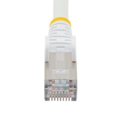 StarTech.com 2m CAT6a Ethernet Kabel, Wit, Low Smoke Zero Halogen (LSZH), 10GbE 500MHz 100W PoE++ Snagless RJ-45 S/FTP Netwerk Patch Kabel met Trekontlasting, Fluke Tested/ETL - Afbeelding 5