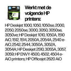 HP 301XL originele high-capacity zwarte inktcartridge - Afbeelding 3