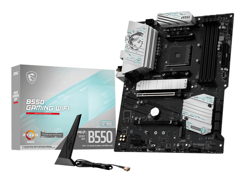 MSI B550 GAMING WIFI moederbord AMD B550 Socket AM4 ATX - Afbeelding 2