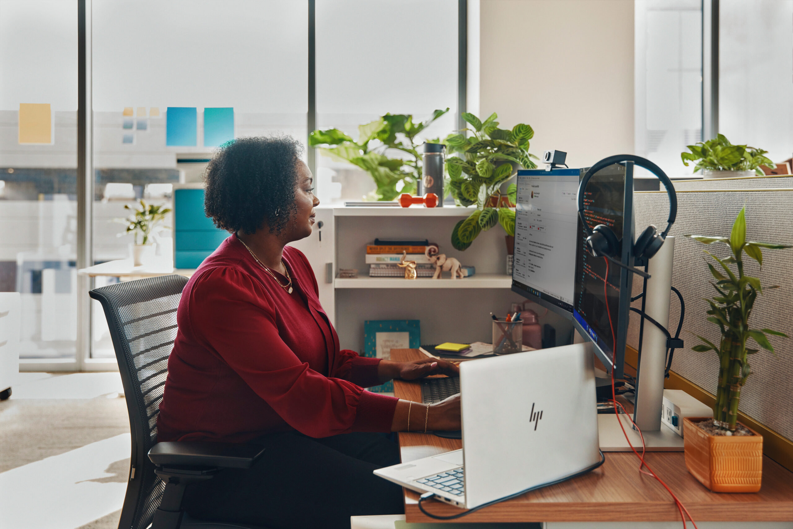 HP Poly Blackwire 3320 Stereo USB-C Headset + USB-C/A adapter - Afbeelding 4