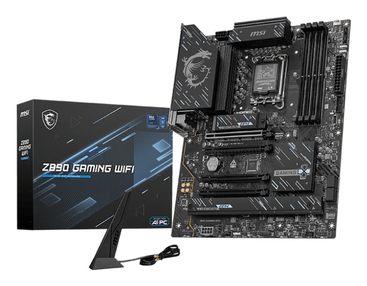 MSI Z890 GAMING WIFI moederbord Intel Z890 LGA 1851 (Socket V1) ATX