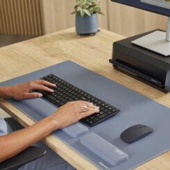Fellowes Breyta polssteun Silicone Lichtblauw - Afbeelding 4