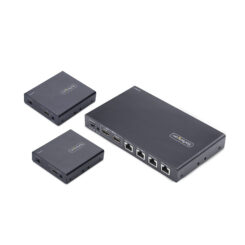 StarTech.com 4-Port HDMI Extender en Splitter Over CAT6, 4K 60Hz, Tot 70m, 1x4 HDMI over Ethernet Distributie Kit met IR en Power Over Cable - Afbeelding 3