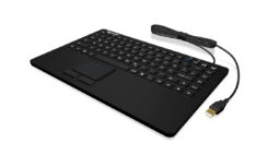 KeySonic KSK-5230 IN (CH) toetsenbord Kantoor USB QWERTZ Zwitsers Zwart