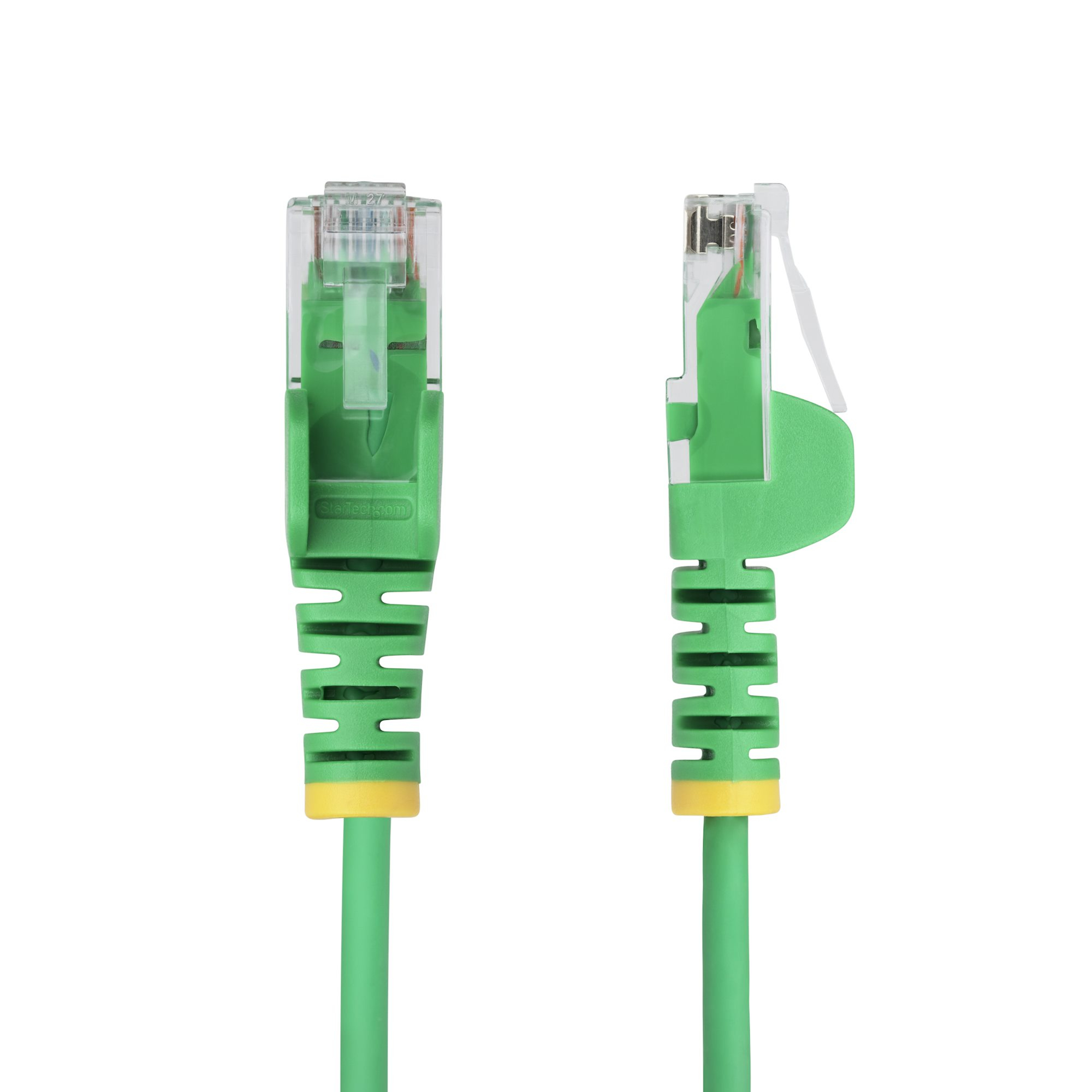 StarTech.com 2,5m Dunne CAT6 Ethernet Kabel, Groen, Snagless, 100W PoE, UTP, LSZH, 28AWG Pure Koperdraad, Slim RJ45 Netwerk Patchkabel met Trekontlasting, Fluke Getest - Afbeelding 3