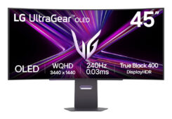 LG 45GX900A-B computer monitor 113 cm (44.5") 3440 x 1440 Pixels Wide Quad HD OLED Zwart