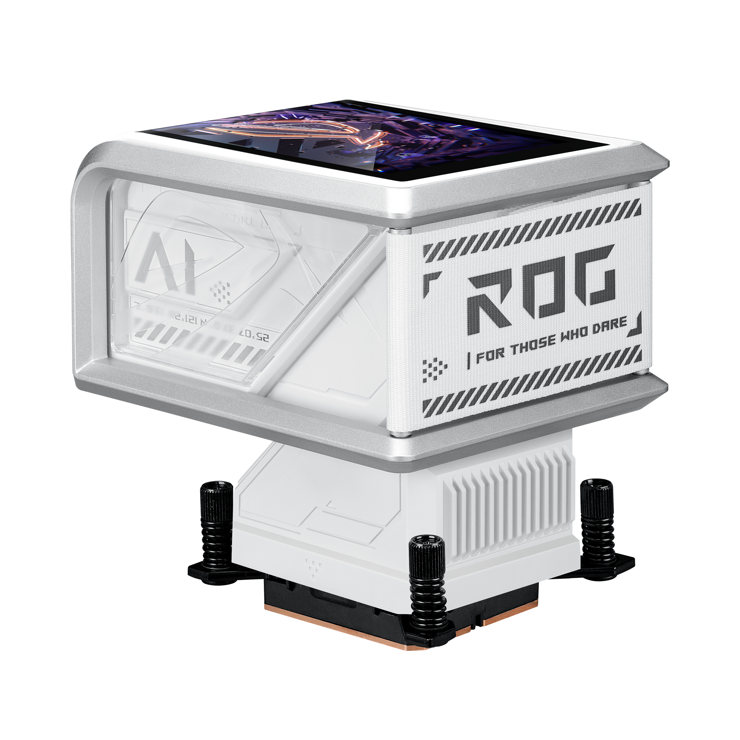 ASUS ROG RYUO IV 360 ARGB WHT Processor Alles-in-één vloeistofkoeler 12 cm Wit - Afbeelding 4