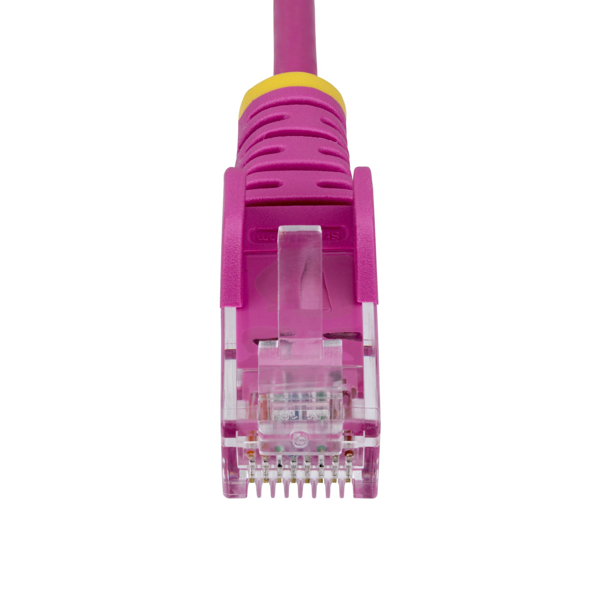 StarTech.com 1,5m Dunne CAT6 Ethernet Kabel, Roze, Snagless, 100W PoE, UTP, LSZH, 28AWG Pure Koperdraad, Slim RJ45 Netwerk Patchkabel met Trekontlasting, Fluke Getest - Afbeelding 5