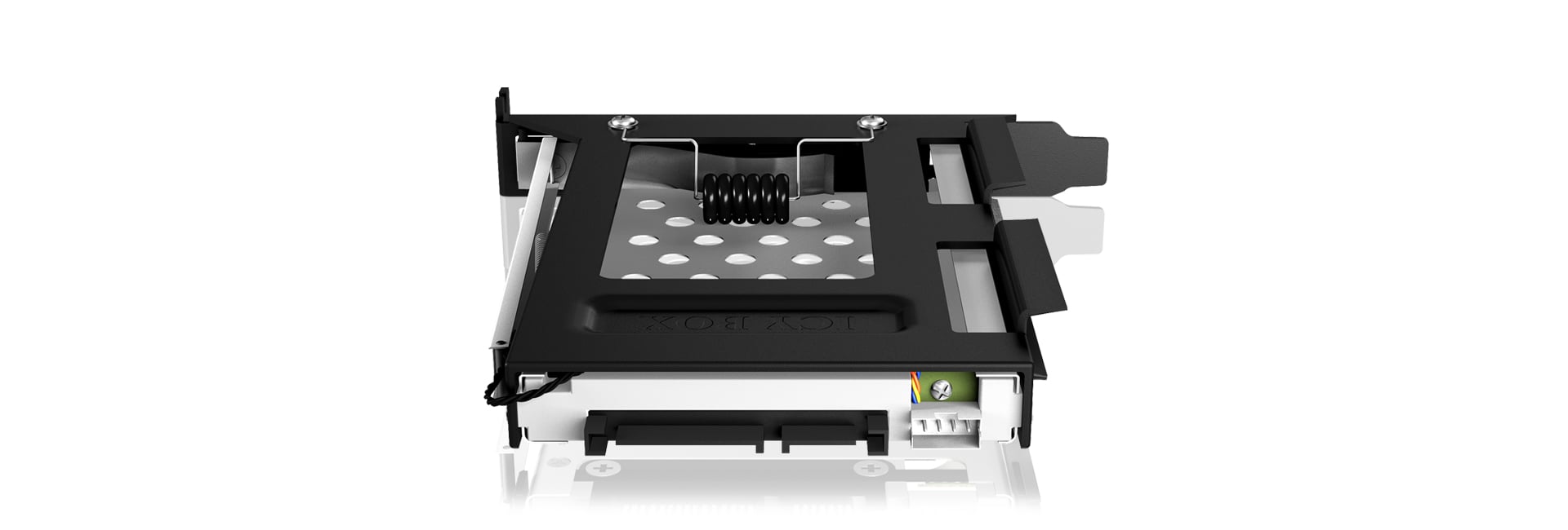ICY BOX IB-2207StS 8,89 cm (3.5") Opslagschijflade Zwart - Afbeelding 4