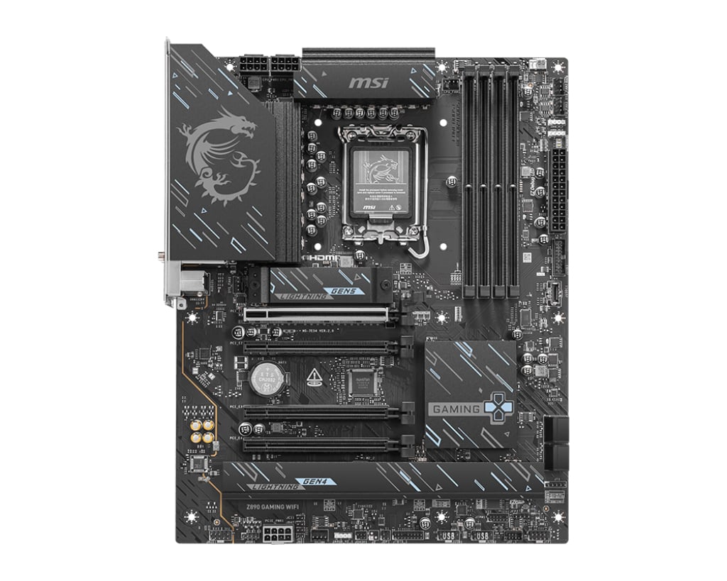 MSI Z890 GAMING WIFI moederbord Intel Z890 LGA 1851 (Socket V1) ATX - Afbeelding 3