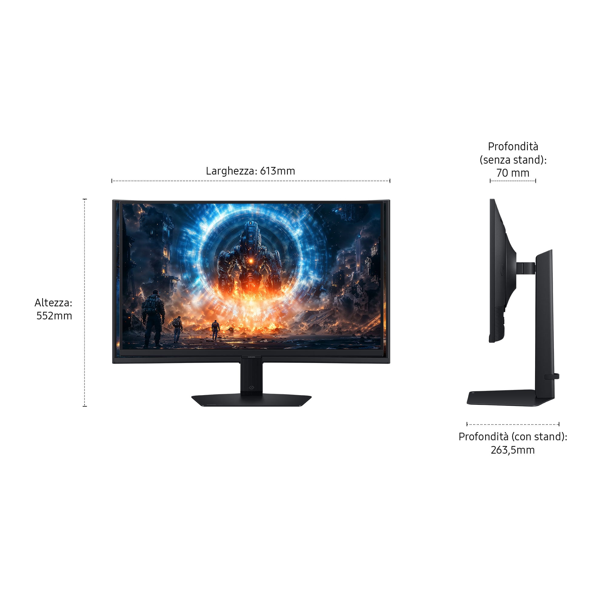 Samsung 27" Odyssey G6 G60F Gaming Monitor - Afbeelding 6
