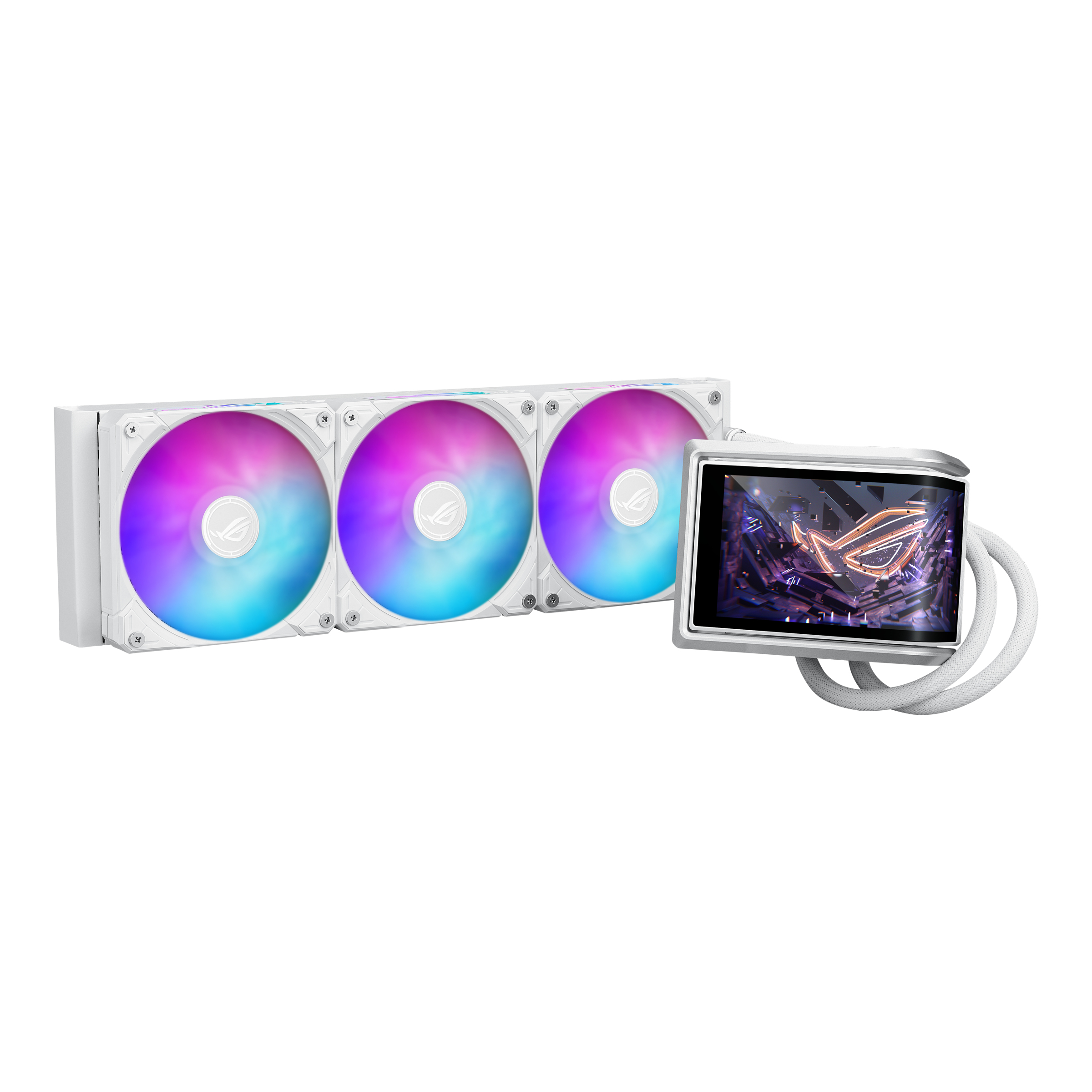 ASUS ROG RYUO IV 360 ARGB WHT Processor Alles-in-één vloeistofkoeler 12 cm Wit - Afbeelding 9