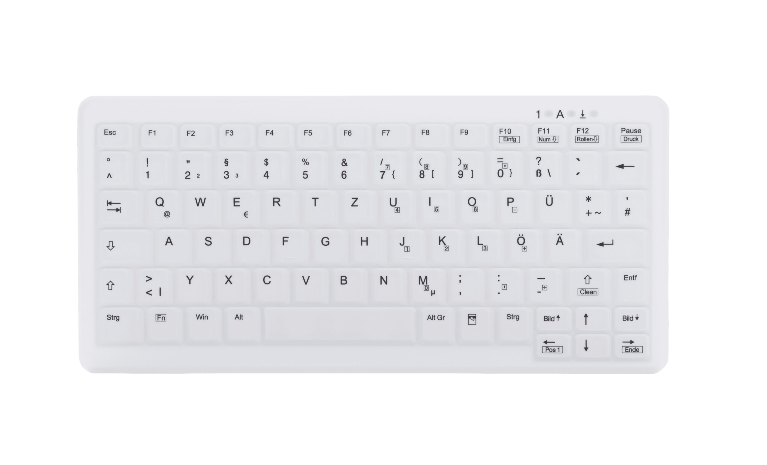 Contour Design Active Key AK-C4110 toetsenbord Medisch USB QWERTZ Duits Wit - Afbeelding 2