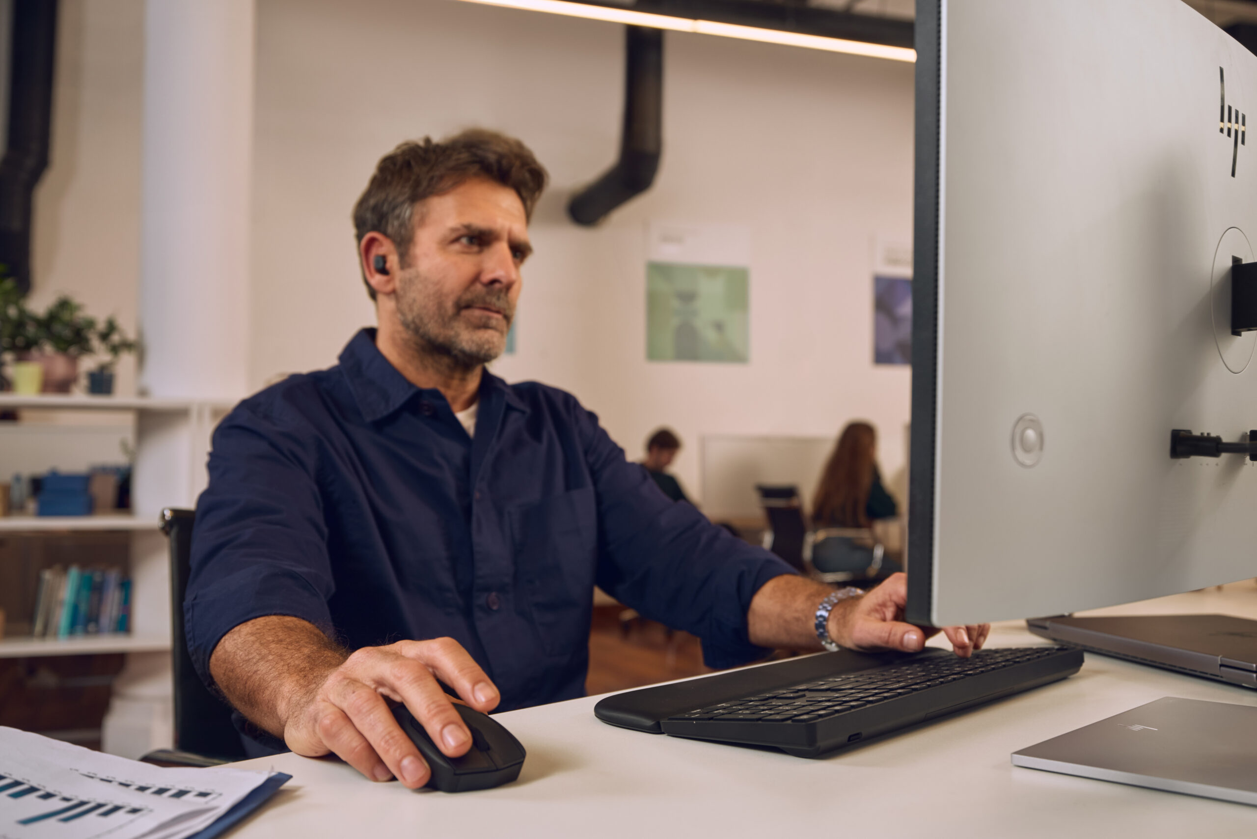 HP Multi-DevDual-ModeKBDwPlm EMEA-INTL E toetsenbord Zwart - Afbeelding 4