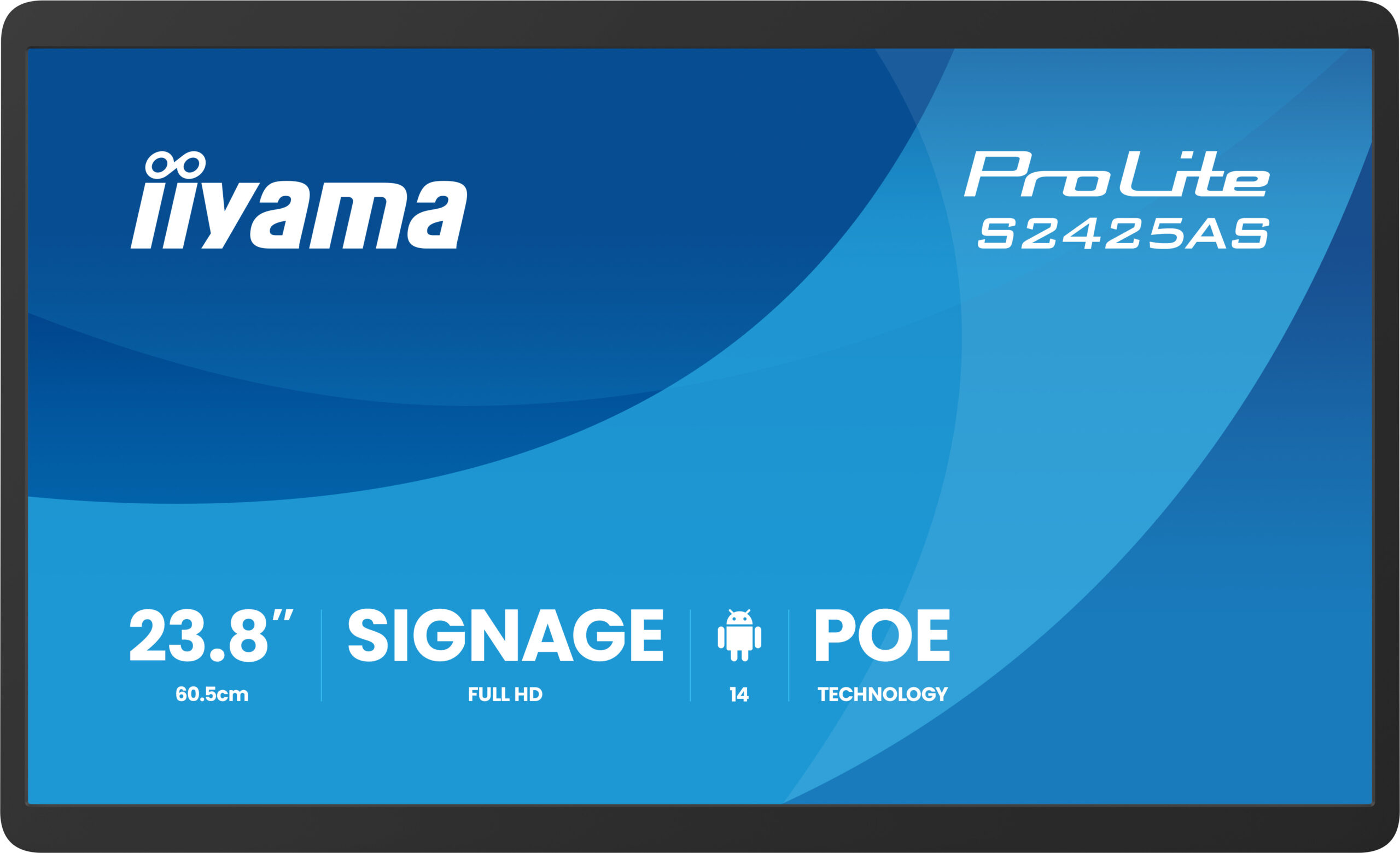 iiyama ProLite S2425AS-B1P Digitale signage flatscreen 60,5 cm (23.8") LCD Wifi 500 cd/m² Full HD Zwart Type processor Android 24/7 - Afbeelding 4