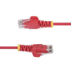 StarTech.com 1,5m Dunne CAT6 Ethernet Kabel, Rood, Snagless, 100W PoE, UTP, LSZH, 28AWG Pure Koperdraad, Slim RJ45 Netwerk Patchkabel met Trekontlasting, Fluke Getest - Afbeelding 4
