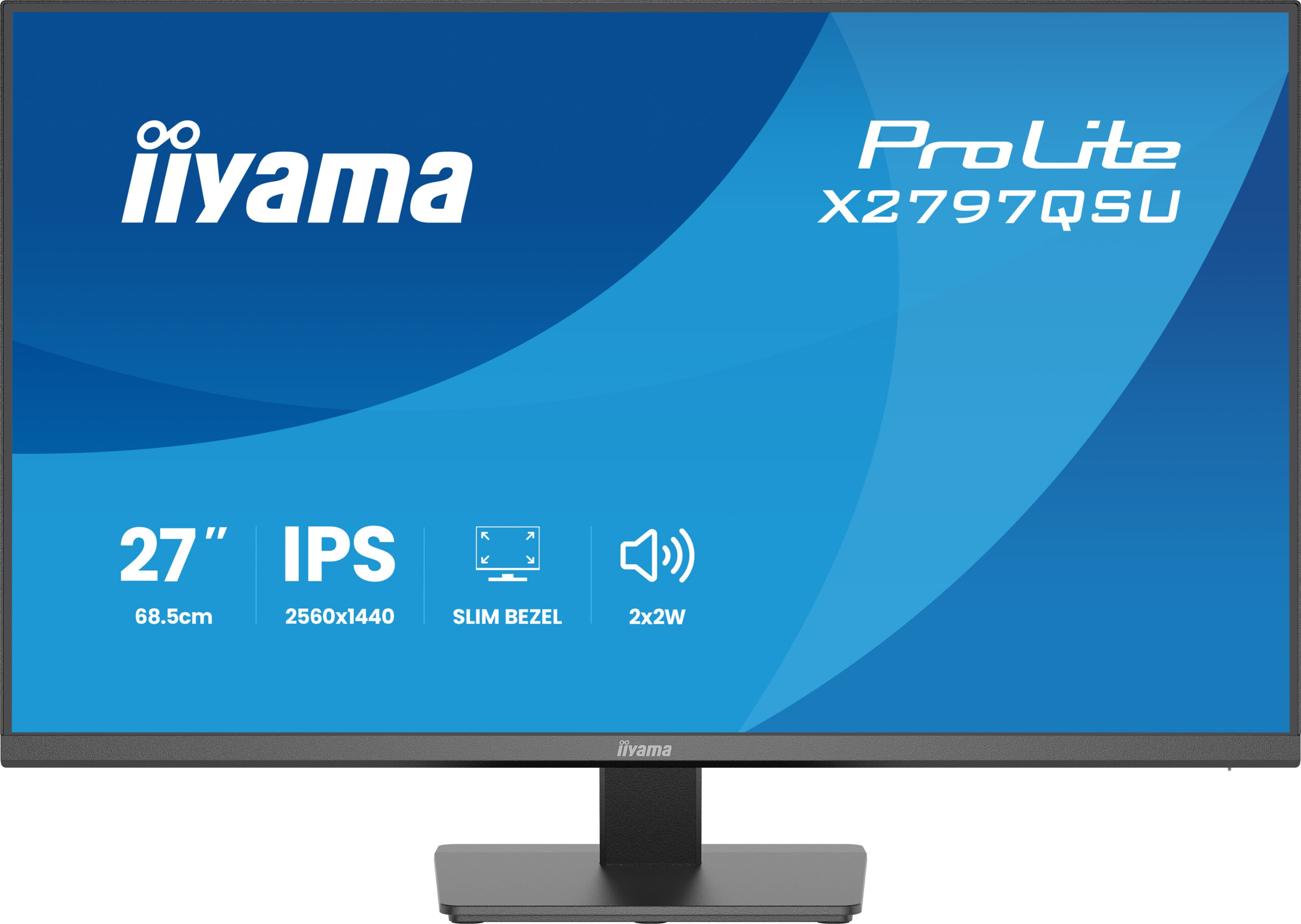 iiyama ProLite X2797QSU-B1 computer monitor 68,6 cm (27") 2560 x 1440 Pixels Quad HD LED Zwart