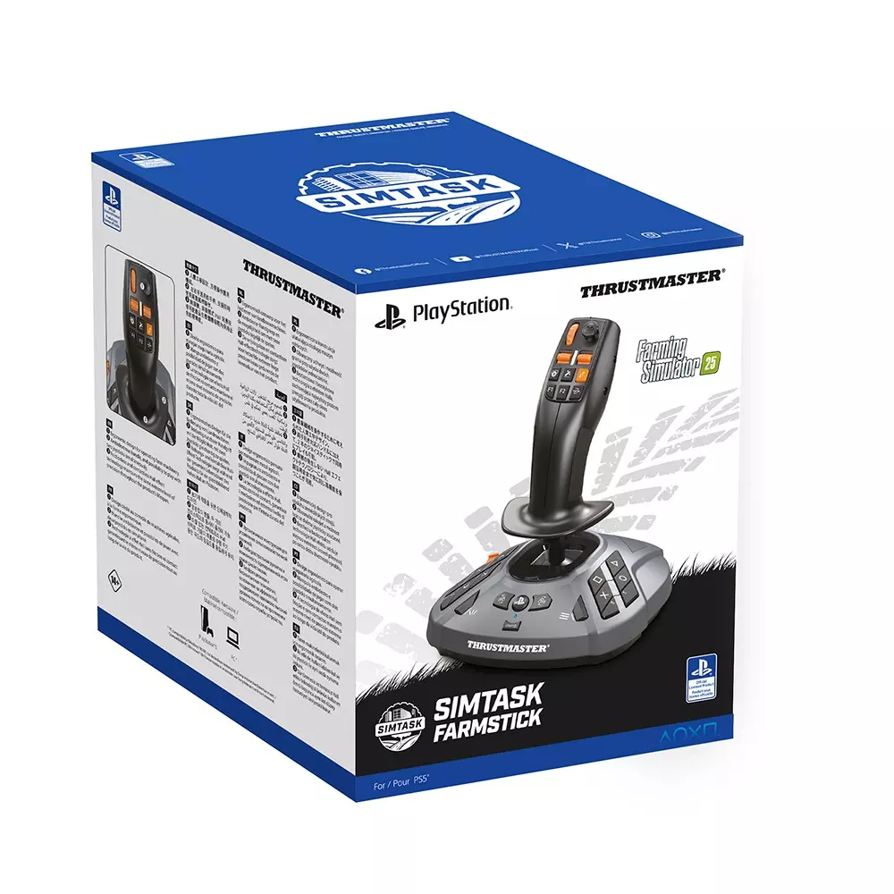 Thrustmaster SimTask FarmStick Zwart Flightstick Analoog/digitaal PC, PlayStation 5 - Afbeelding 3