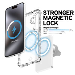 ITSKINS Level 2 HybridMagClear_R for Samsung Galaxy S26+ Transparent - Afbeelding 7
