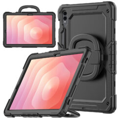 Mobilize Rotating Defender Case Stand Function for Samsung Galaxy Tab S11 Ultra 14.6 Black
