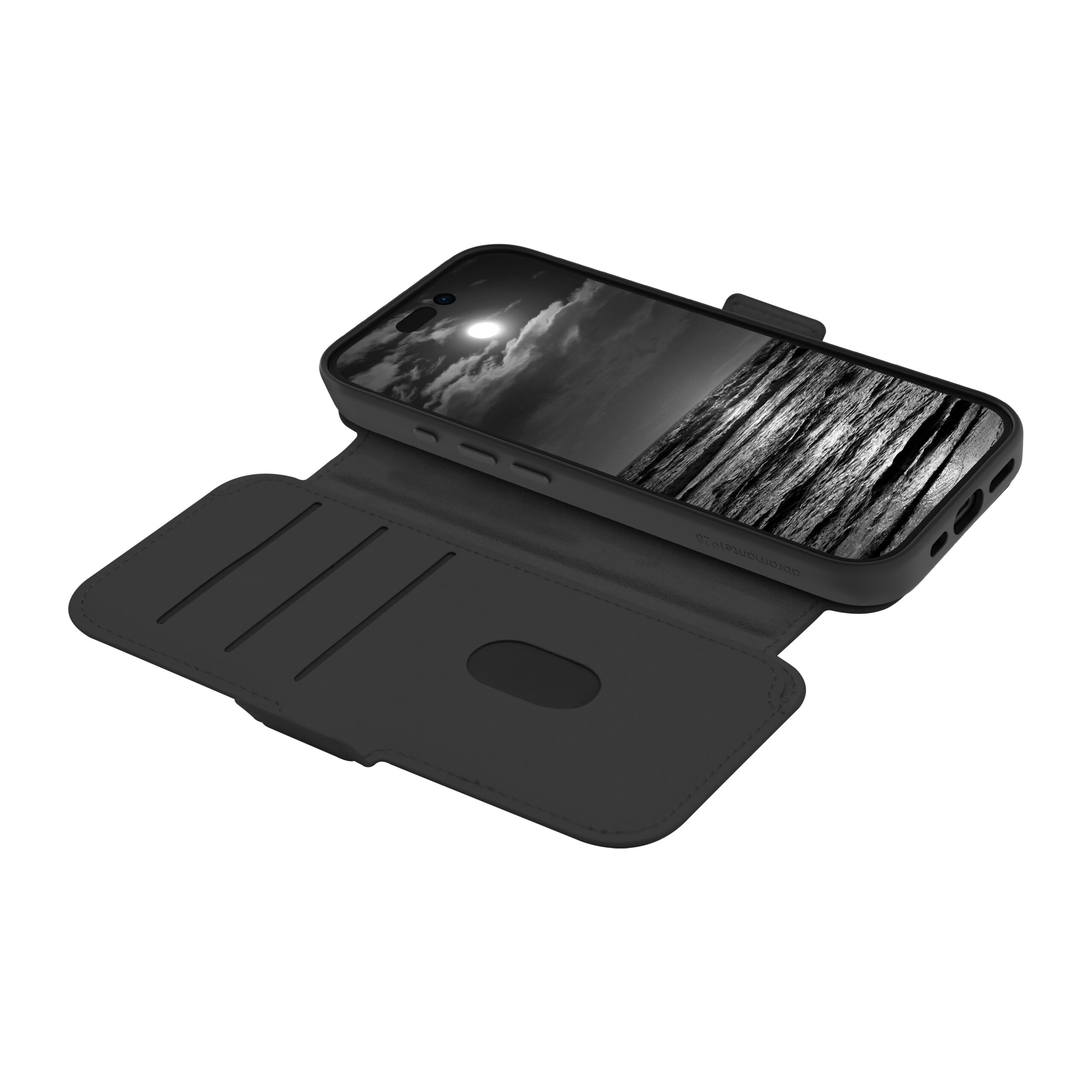 dbramante1928 Lynge MS ICON mobiele telefoon behuizingen Folioblad Zwart - Afbeelding 3