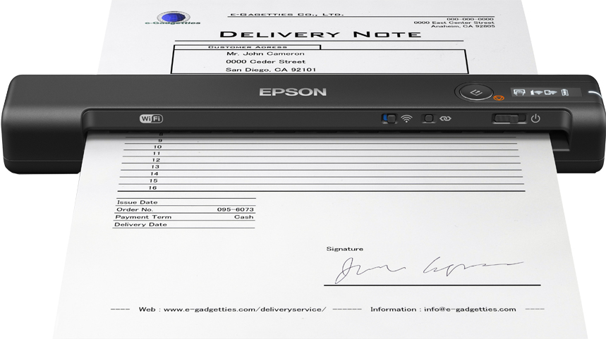 Epson WorkForce ES-60W, snelle draadloze mobiele A4-scanner met Wi-Fi-connectiviteit, ScanSmart-technologie en LCD-scherm - Afbeelding 9