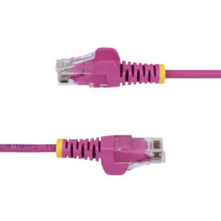 StarTech.com 1,5m Dunne CAT6 Ethernet Kabel, Roze, Snagless, 100W PoE, UTP, LSZH, 28AWG Pure Koperdraad, Slim RJ45 Netwerk Patchkabel met Trekontlasting, Fluke Getest - Afbeelding 4