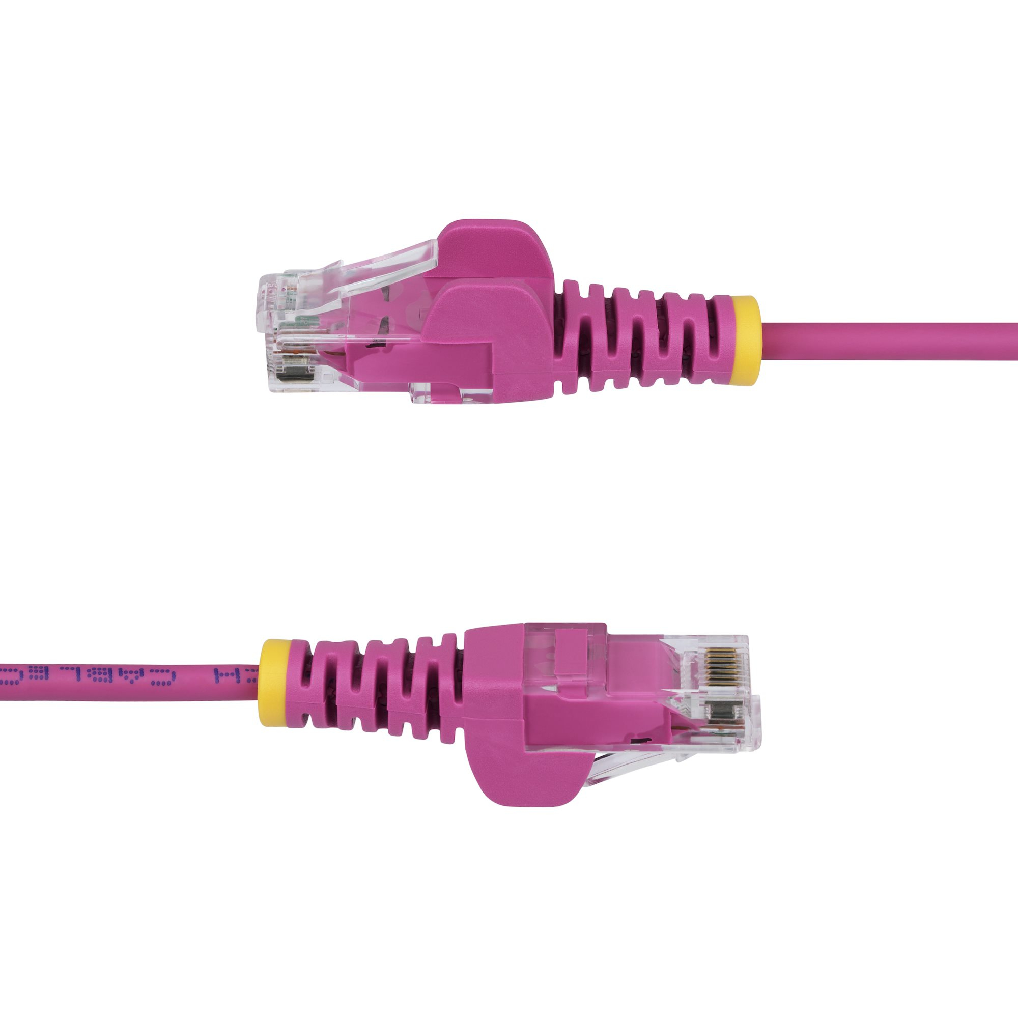 StarTech.com 2,5m Dunne CAT6 Ethernet Kabel, Roze, Snagless, 100W PoE, UTP, LSZH, 28AWG Pure Koperdraad, Slim RJ45 Netwerk Patchkabel met Trekontlasting, Fluke Getest - Afbeelding 4