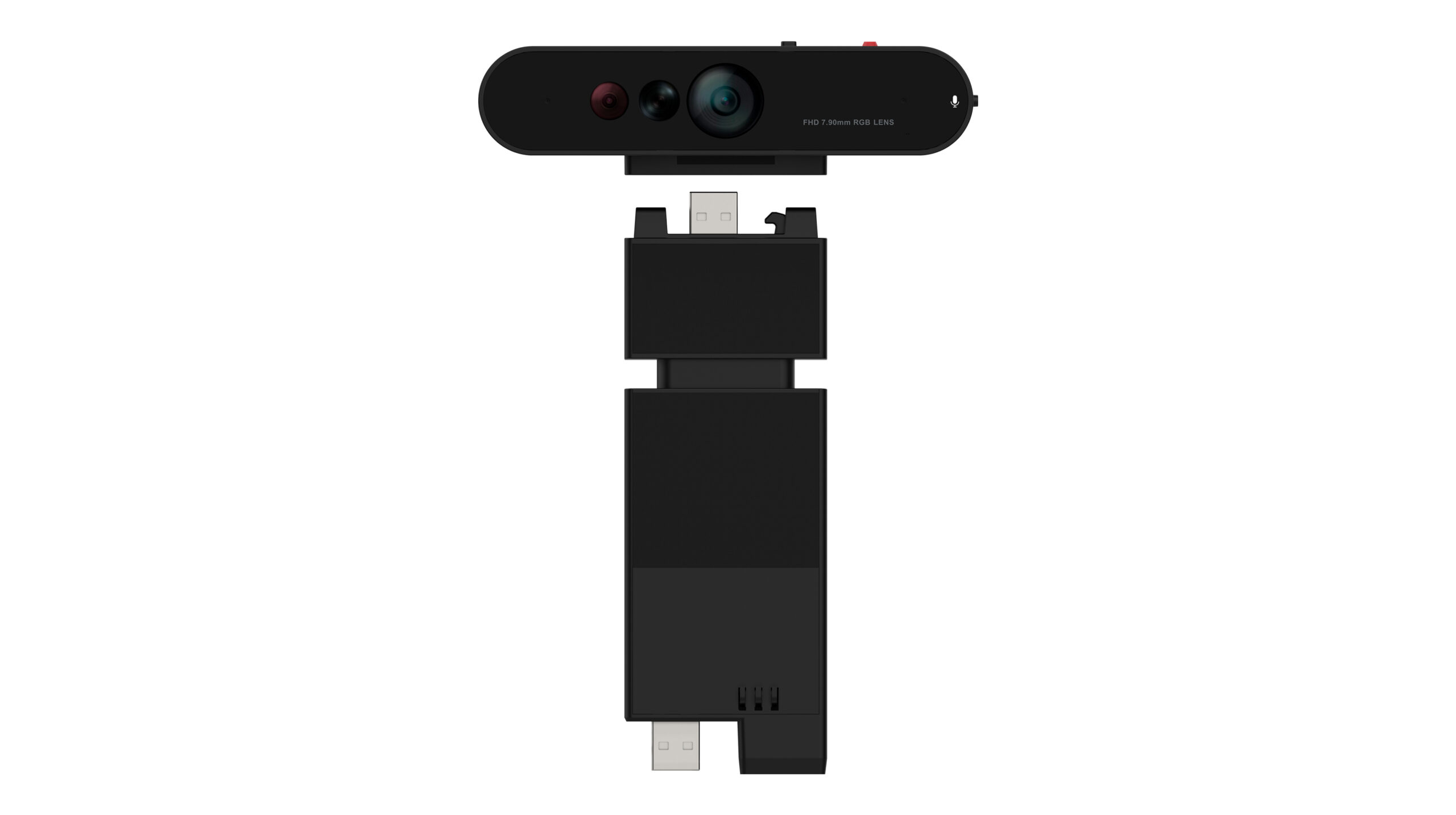 Lenovo ThinkVision MC60 webcam 1920 x 1080 Pixels USB 2.0 Zwart - Afbeelding 11