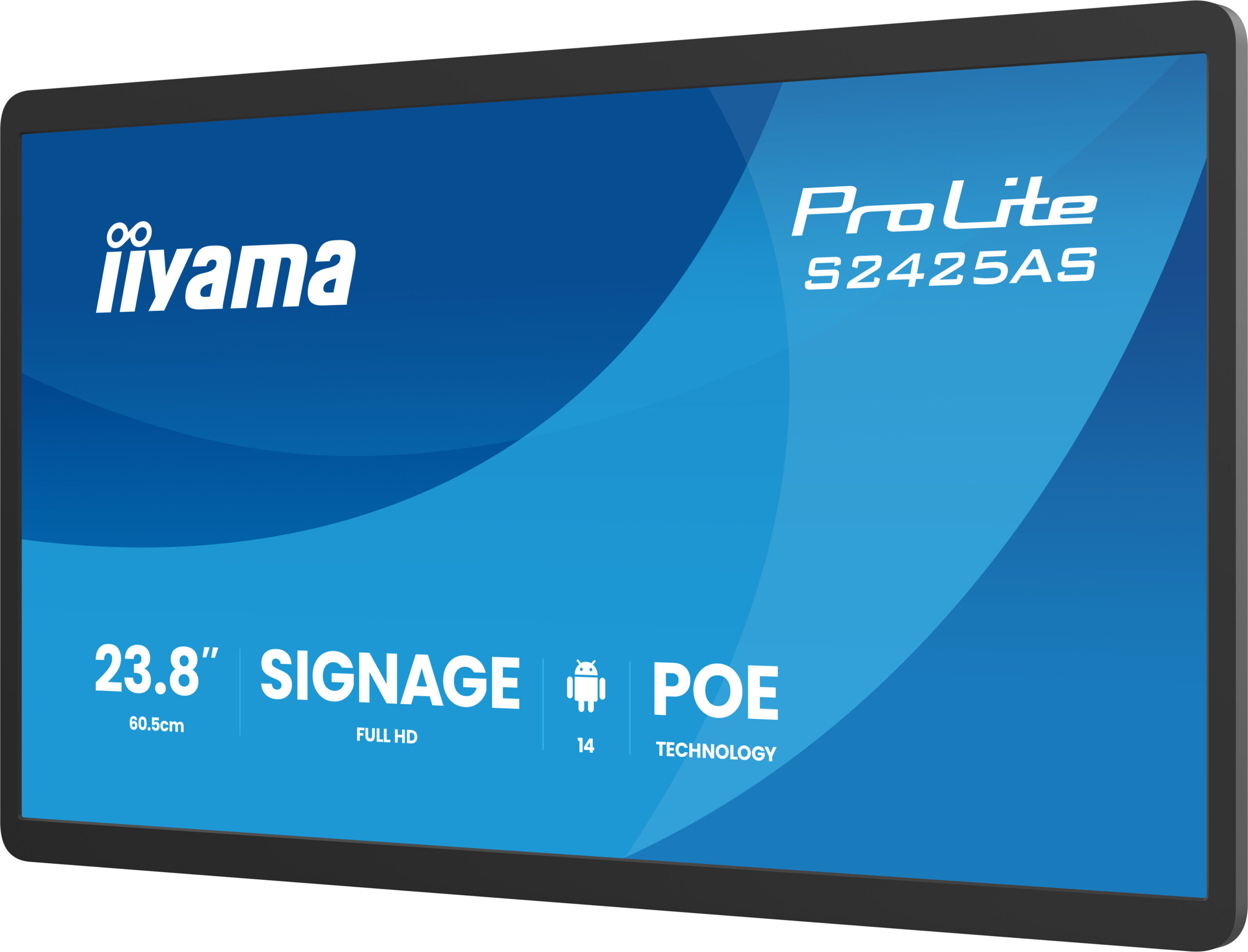 iiyama ProLite S2425AS-B1P Digitale signage flatscreen 60,5 cm (23.8") LCD Wifi 500 cd/m² Full HD Zwart Type processor Android 24/7 - Afbeelding 5