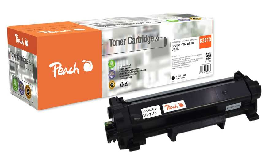 Peach PT1366 tonercartridge 1 stuk(s) Compatibel Zwart - Afbeelding 2