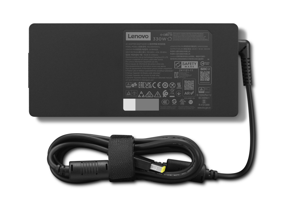Lenovo 4X21U34353 netvoeding & inverter Binnen 330 W Zwart - Afbeelding 2