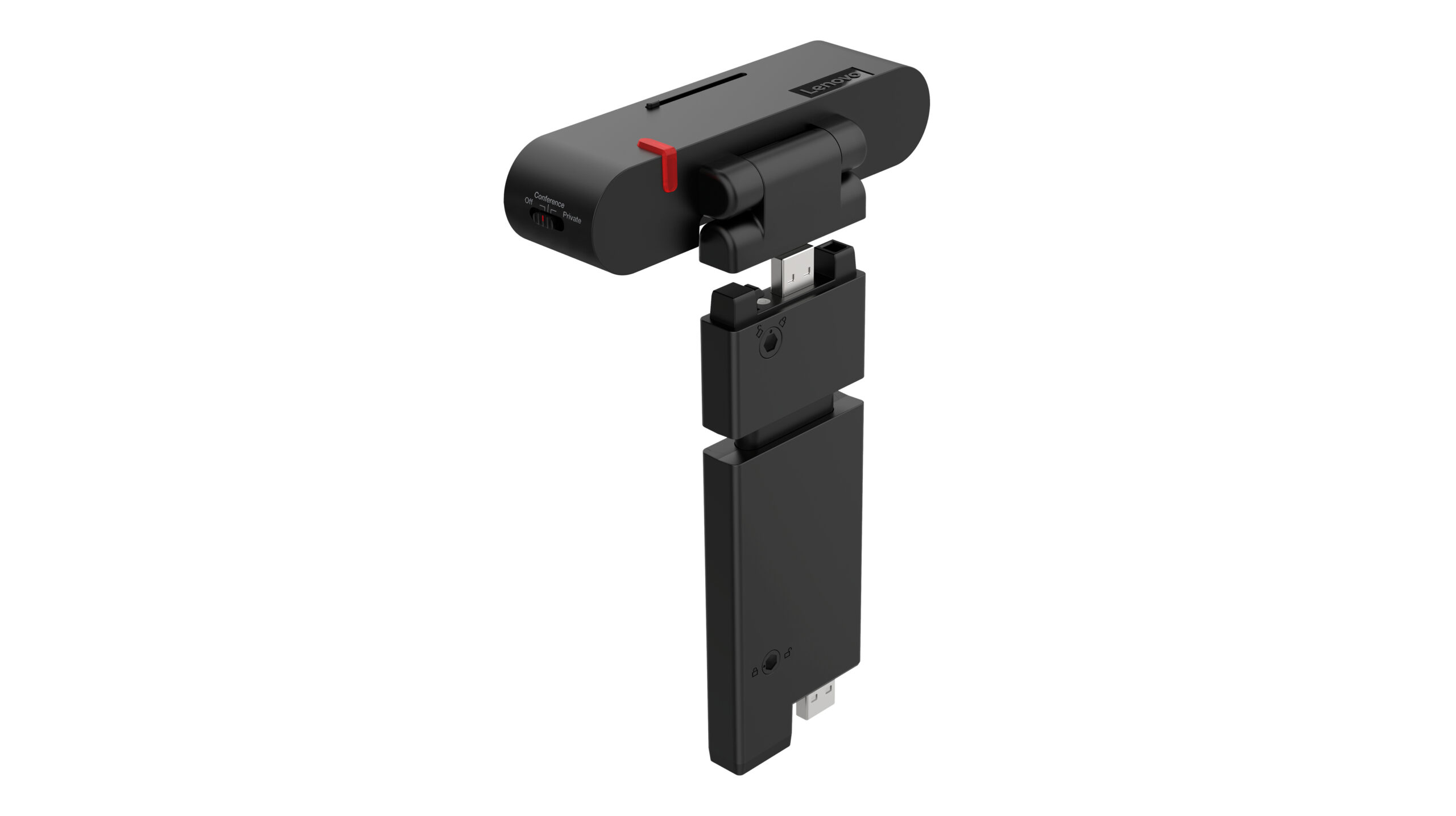 Lenovo ThinkVision MC60 webcam 1920 x 1080 Pixels USB 2.0 Zwart - Afbeelding 8