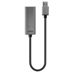 Lindy 43313 tussenstuk voor kabels USB-A RJ-45 Zilver - Afbeelding 3