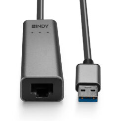 Lindy 43313 tussenstuk voor kabels USB-A RJ-45 Zilver - Afbeelding 5