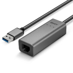 Lindy 43313 tussenstuk voor kabels USB-A RJ-45 Zilver - Afbeelding 6