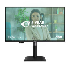 AOC Q27P4U computer monitor 68,6 cm (27") 2560 x 1440 Pixels Wide Quad HD Zwart