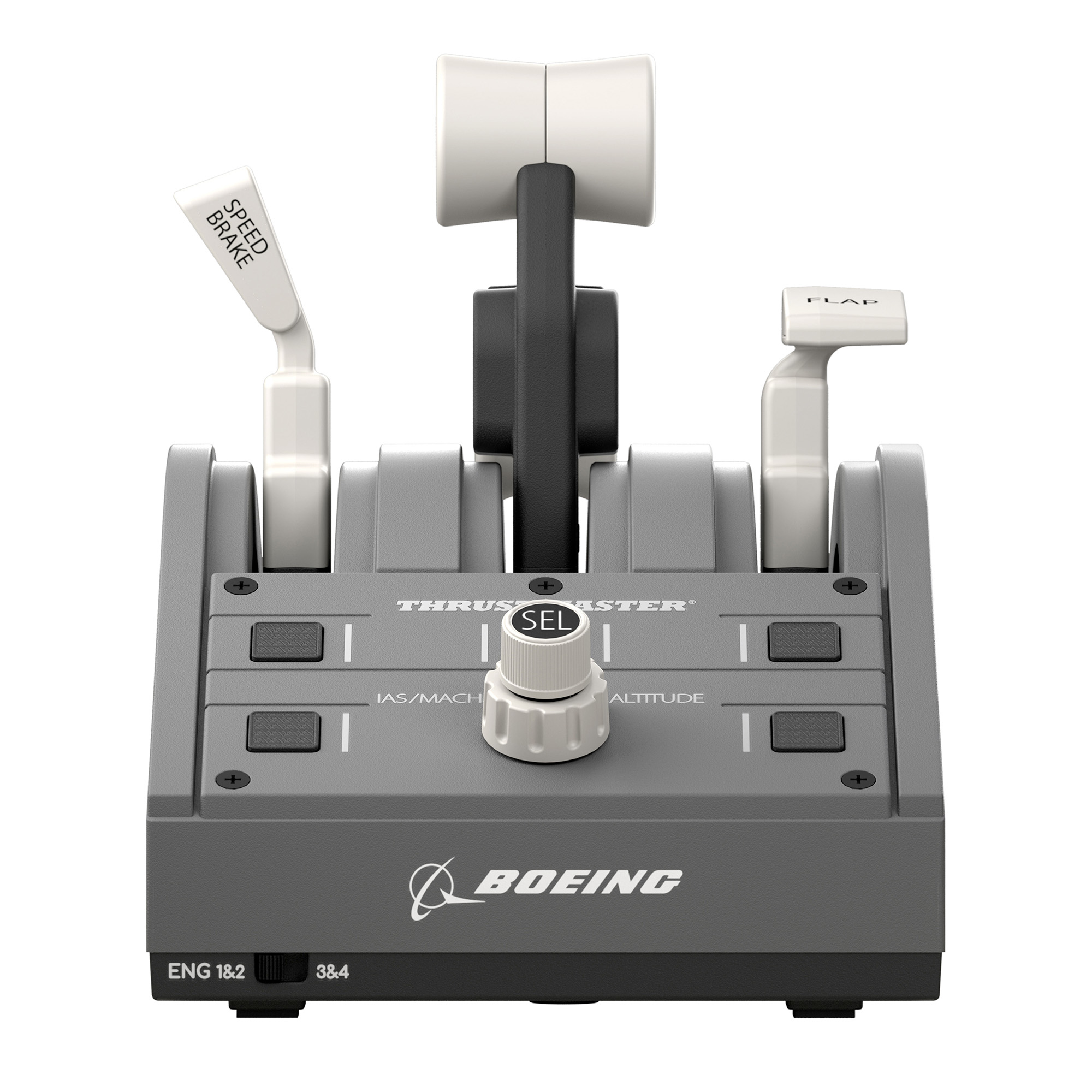 Thrustmaster TCA Yoke Pack Boeing Edition Zwart, Grijs USB Fightstick PC, Xbox, Xbox One, Xbox One S, Xbox One X, Xbox Series S, Xbox Series X - Afbeelding 6