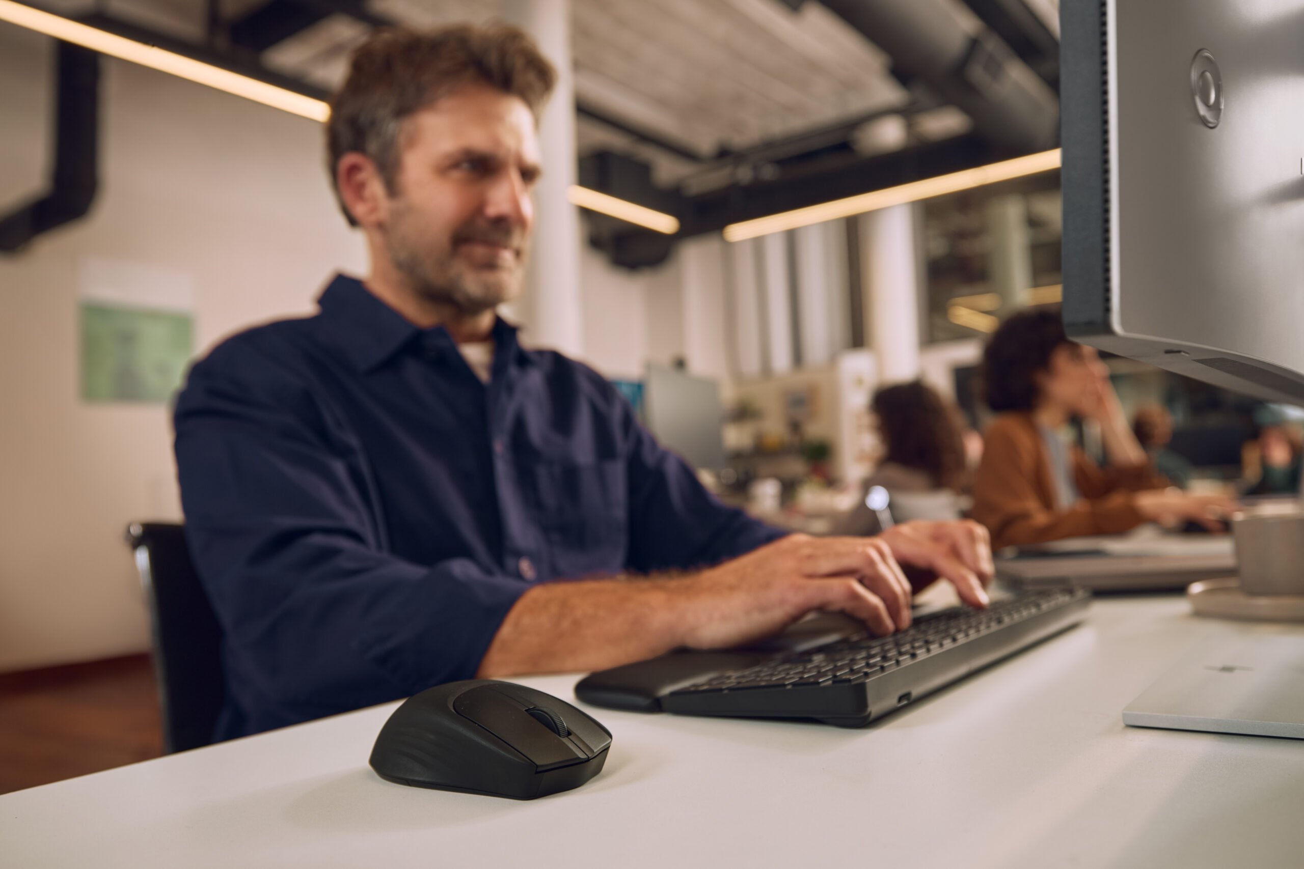 HP Multi-DevDual-ModeKBDwPlm EMEA-INTL E toetsenbord Zwart - Afbeelding 5