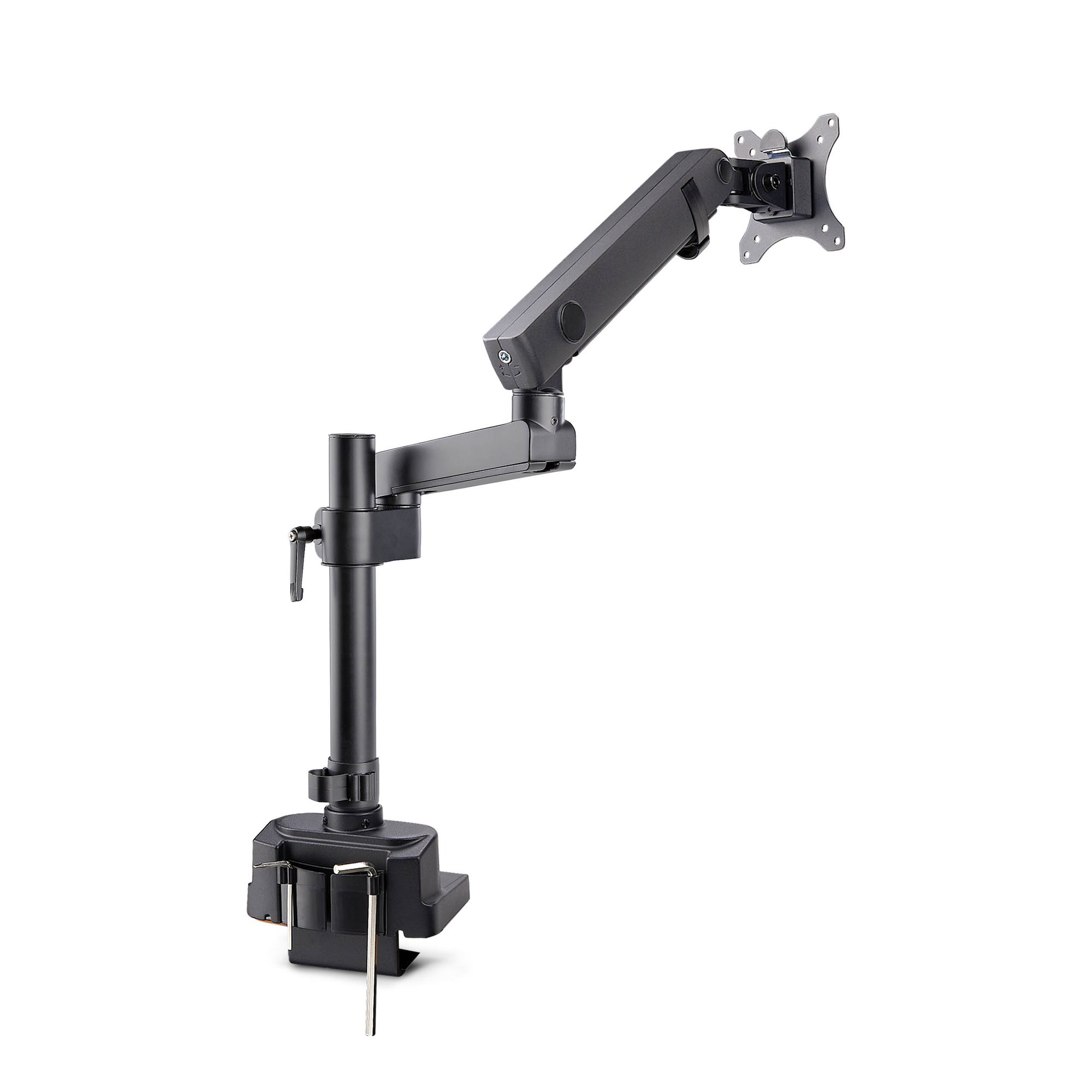 StarTech.com Monitor Arm voor Bureau, Tot 40inch Scherm/8kg, Mechanische Veerarm, C-Klem/Doorvoertule, Top-Down Installatie, Afstelling Zonder Gereedschap - Afbeelding 3