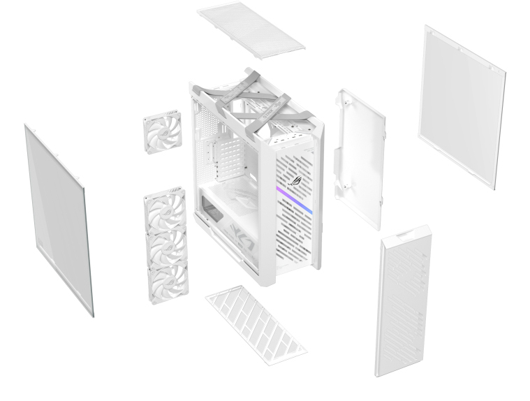 ASUS ROG Strix Helios II Midi Tower Wit - Afbeelding 21